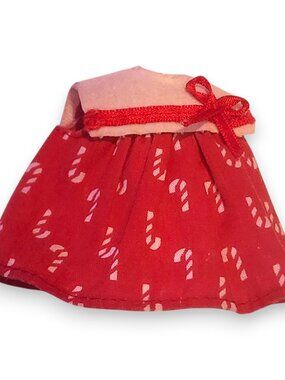 1986 Heart Family Candy Cane Dress Mom & Baby Fashions #3194